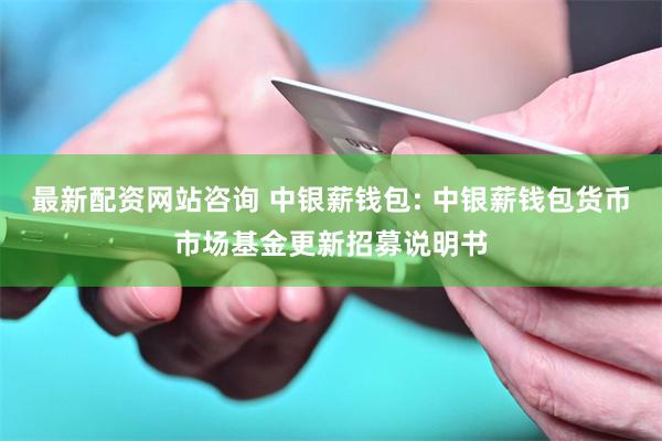 最新配资网站咨询 中银薪钱包: 中银薪钱包货币市场基金更新招募说明书
