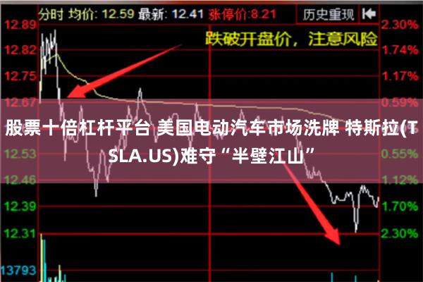 股票十倍杠杆平台 美国电动汽车市场洗牌 特斯拉(TSLA.US)难守“半壁江山”