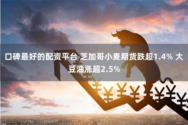口碑最好的配资平台 芝加哥小麦期货跌超1.4% 大豆油涨超2.5%